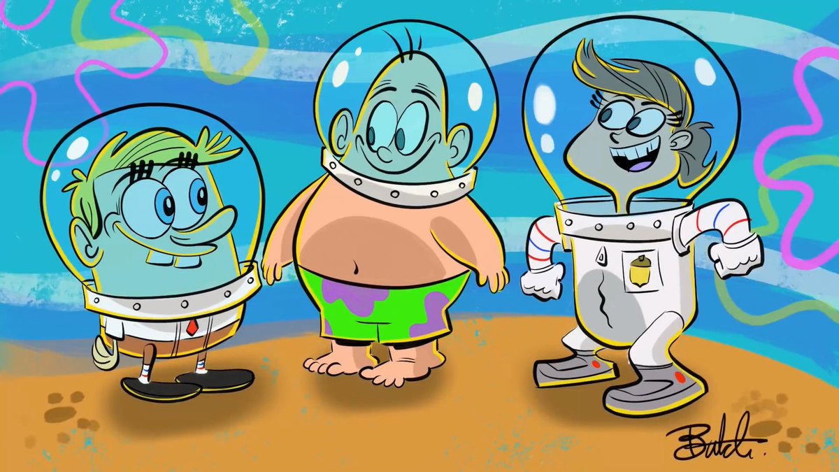 FairlyOddFather's tweet photo. SpongeBob as people #SpongeBobSquarepants #butchhartmandraws https://t.co/cEEKnn1y4u
