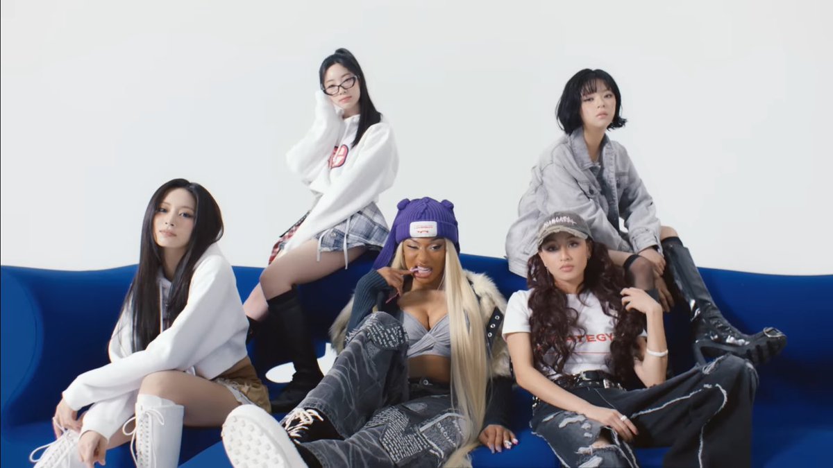 PopBase's tweet photo. TWICE has released the music video for ‘Strategy’ featuring Megan Thee Stallion.

Watch: https://t.co/Tg6b2nEGP1 https://t.co/IwFn067OFW