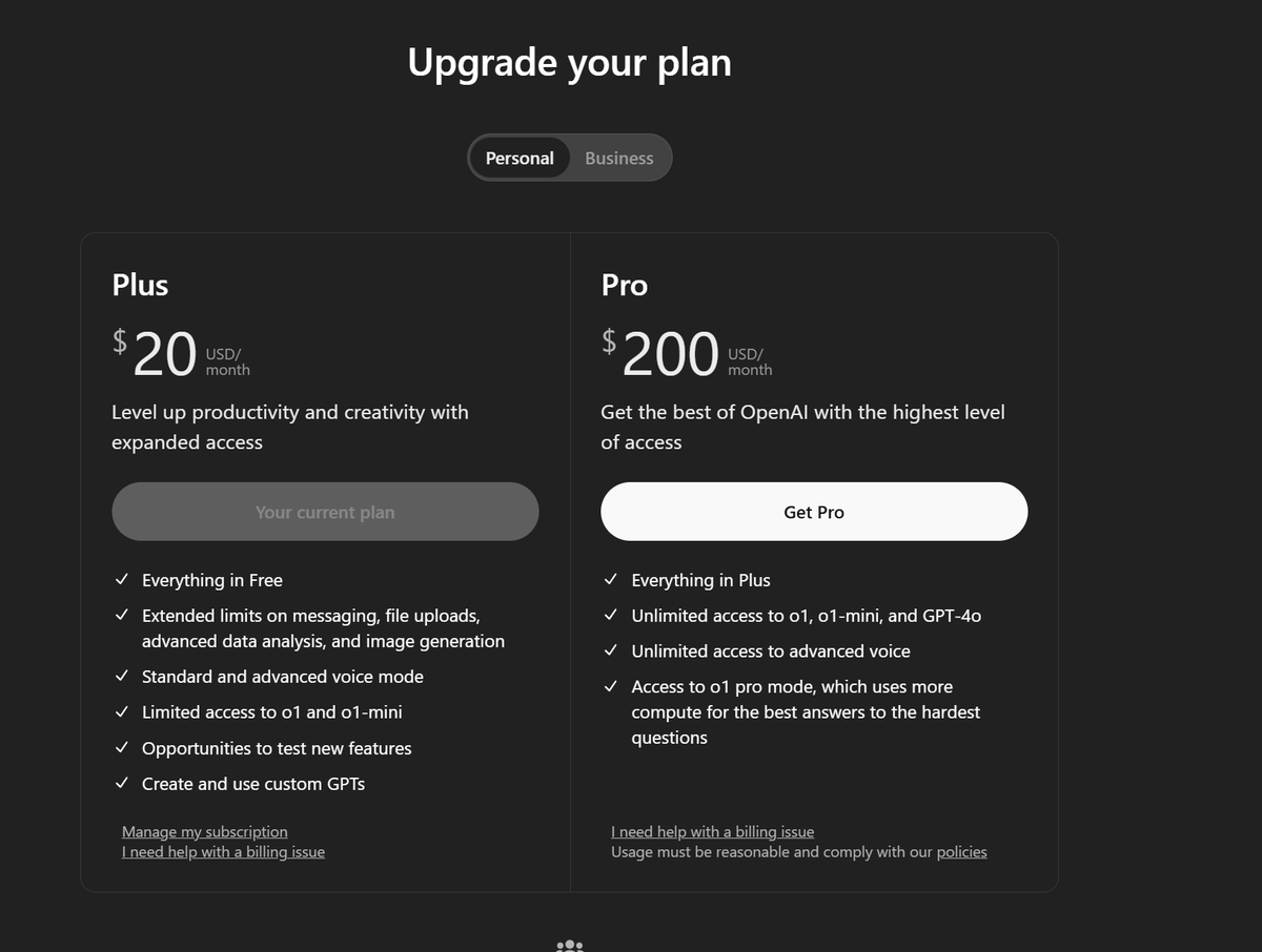 pankajkumar_dev's tweet image. So many exciting updates! ✨
React19, React Router 7, Vite 6, ChatGPT Pro, Mozilla's fresh rebrand, and even a tsunami warning.
Who’s ready to pay $200/month for ChatGPT Pro?
#React #React19 #ReactRouter7 #Vite #ChatGPTPro #MozillaRebrand #TechNews #chatgpt #openai #100xDevs
