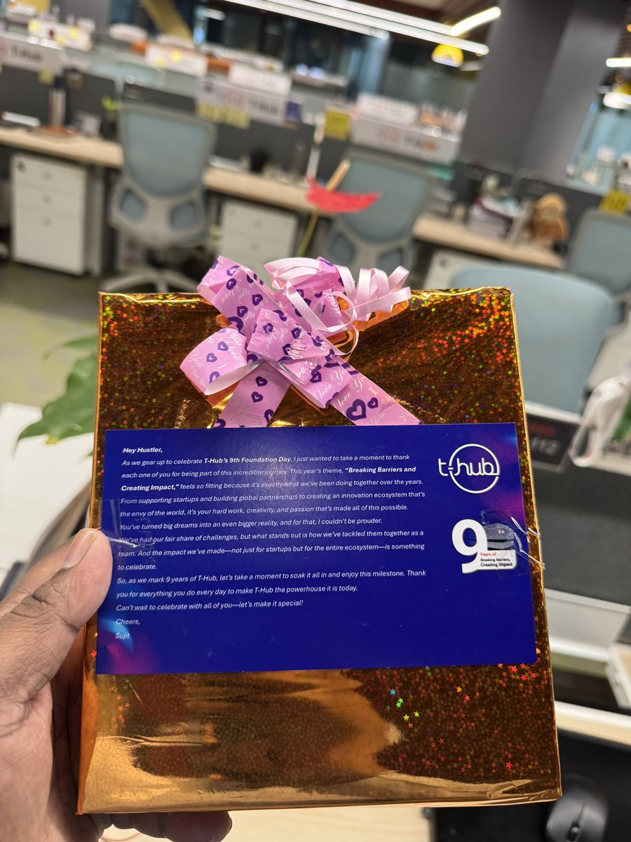 sai_abhinay_'s tweet photo. #Morningsurprise
Thank you @THubHyd for surprise
#thubturns9 #proudemployee https://t.co/sdLeyyYAQg