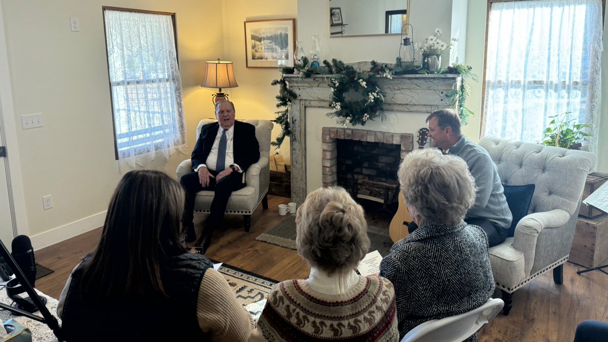 HollandJeffreyR's tweet image. Last weekend, I was in Pine Valley, Utah—a little mountainside hamlet about 35 miles north of St. George, Utah. Two of my children and their spouses joined me as I dedicated a preserved and freshly refurbished pioneer-era home.
Built by my great-great-grandfather Robert Gardner…