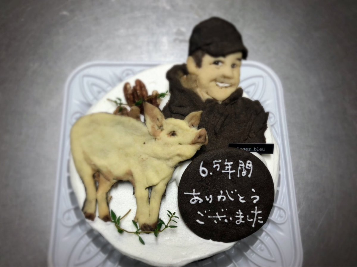 ご本人と、リアル豚