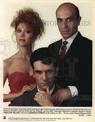 VegasPhan's tweet photo. #ThomChristopher passed today. We worked together on #abcโs #onelifetolive in the 1990s. Seen here with the lovely #audrylanders. May Thom fly on Wings of Angels to be beside his beloved Judith, &may they enjoy each otherโs company once again, beside the 'Pearly Gatesโ of heaven. https://t.co/T4fyVD4m4i