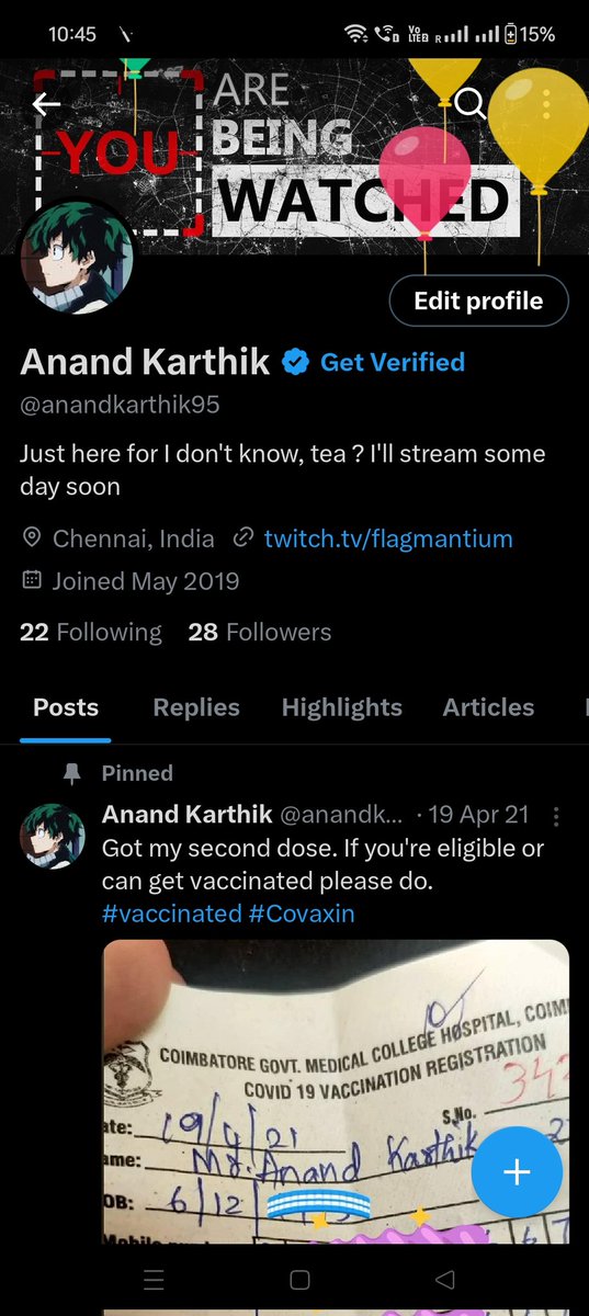 anandkarthik95's tweet image. Becoming Old 🫨