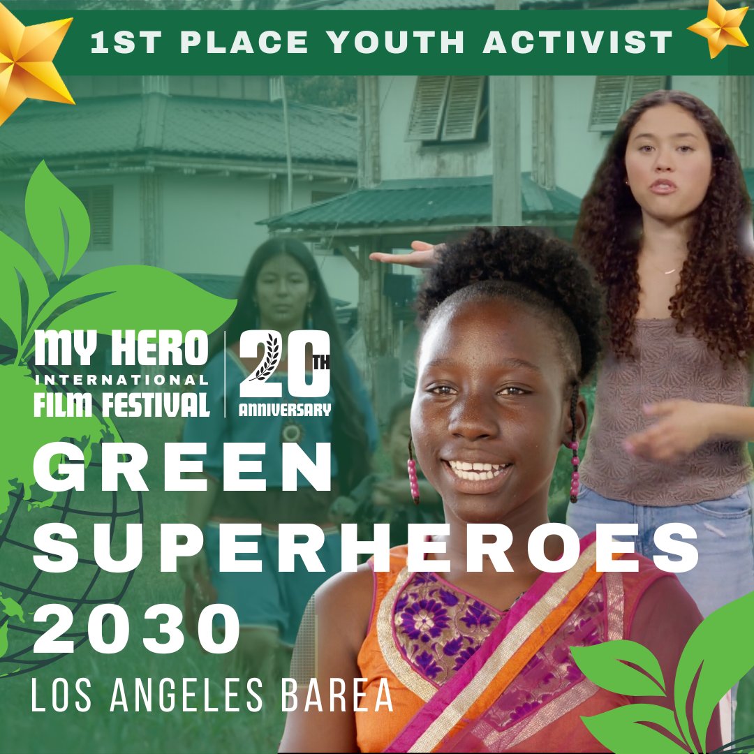 myhero's tweet photo. Congratulations to Green Superheroes 2030 directed by @AngieBarea! This film won 1st place in the Youth Activist category at our film festival. 🎉🌳🌎

Watch the trailer: https://t.co/mSLImjqNG8

#mhiff24 #hero https://t.co/vqeq5H6W5m