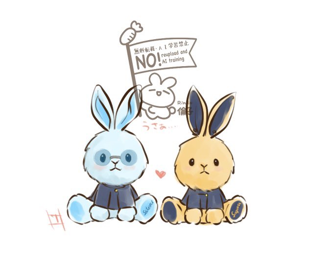 「うさぁ… 」|倫子(´◡`๑)のイラスト