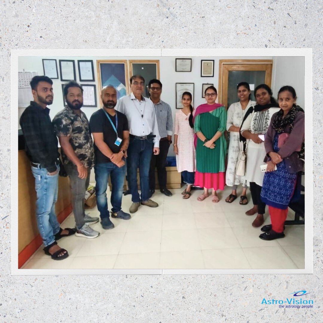 Astro_Vision's tweet image. We were honored to welcome the esteemed Astrologer Sri. Santanu Kumar Dash, a true veteran with over 43 years of expertise in Vedic astrology, to Astro Vision Futuretech!

#AstroVisionFuturetech #TheAstrologyPeople #SantanuKumarDash #Astrology