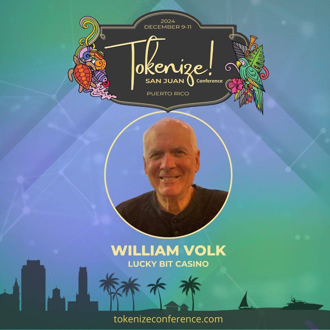 william_volk's tweet photo. Prepare to be amazed! Lucky Bit Casino will be presenting at #Tokenize2024 in San Juan PR next week. Hope to see you there. #TokenizeConference https://t.co/FNwNPsfk5U