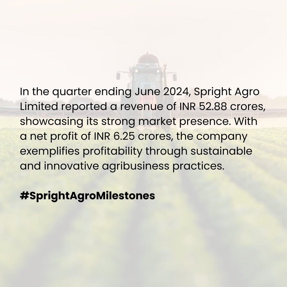 Spright Agro Limited's reduced debtor days (166 to 106) showcase improved operational efficiency &amp; commitment to better financial practices. #SprightAgroMilestones