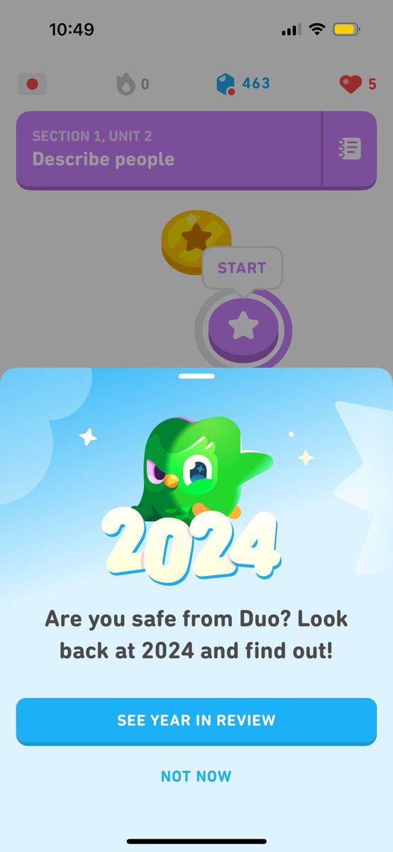 JyotsnaAkurathi's tweet photo. I’m being threatened by a BIRD 💁‍♀️
#Duolingo https://t.co/WwhNWiIw65