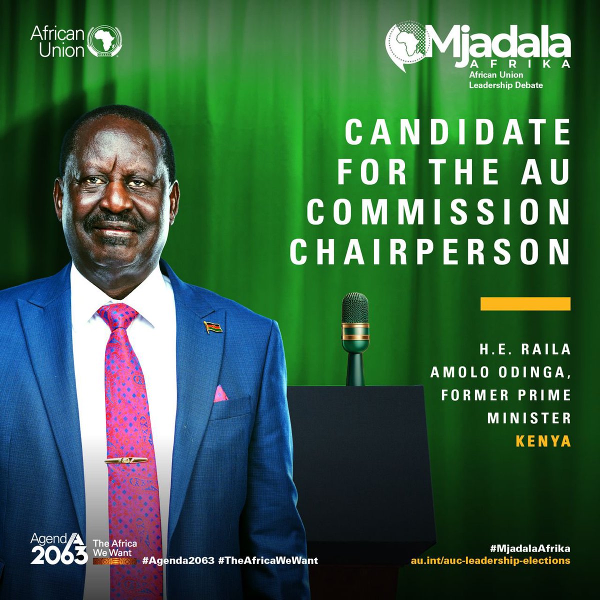 Dear Africans and African heads of state in particular. <a href="/_AfricanUnion/">African Union</a> 

Ignore the noises made by ungrateful Kenyans insulting H.E Raila Amolo Odinga and wishing him failure in his quest to become the next AUC chair. <a href="/RailaOdinga/">The Raila Odinga Amolo Foundation</a> 

Majority of them come from a very TRIBAL