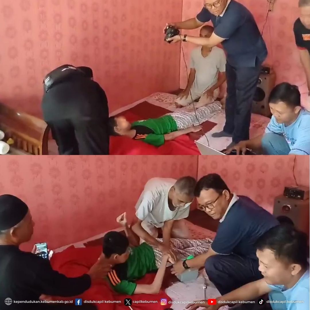 CapilKebumen's tweet photo. Disdukcapil Layani Perekaman KTP-el Penduduk Berkebutuhan Khusus dan ODGJ di Desa Karangjambu, Sruweng
#DukcapilGoDigital
#DukcapilMelayaniMasyarakat
#DukcapilBISA
#DukcapilPRIMA
#DisdukcapilKebumen
#Kebumen
#GISA
#BISA
Sumber : https://t.co/u8G9A4e4t6 https://t.co/Ecwg9D06M4