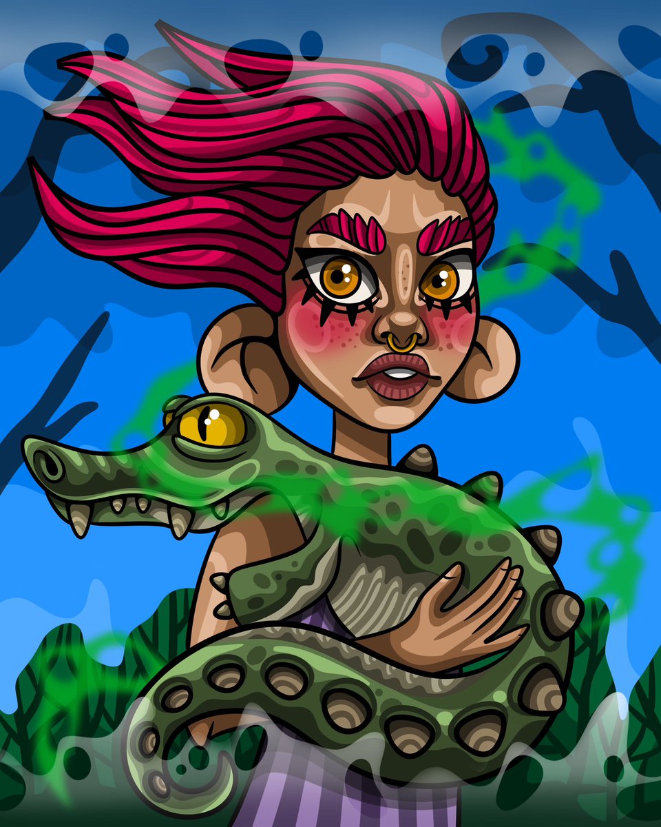 zarrina_zm's tweet photo. NEW on @objktcom 
A magical forest dweller 
1/1
180 xtz
Link in comments ⬇️ https://t.co/NUF3NSXjp8