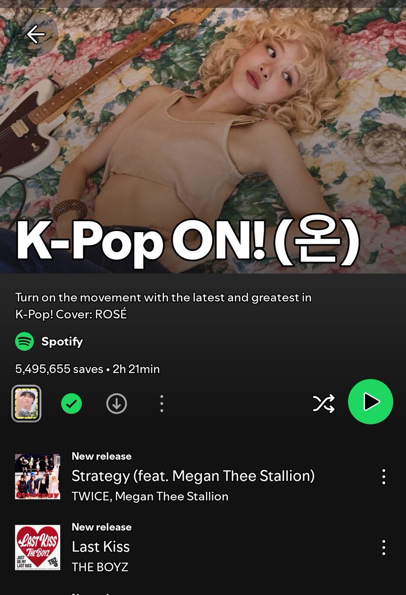 OLTSupport's tweet photo. STRATEGY was added to 'KPOP ON' 💓❤️

#1 STRATEGY 💋🔥 https://t.co/5uWB6Xw41B

STRATEGY OUT TODAY
#우리의_성공전략은_바로_트와이스
#WinningStrategyOfTWICE
#TWICExMeganTheeStallion
@JYPETWICE https://t.co/uG1CKKcd4O