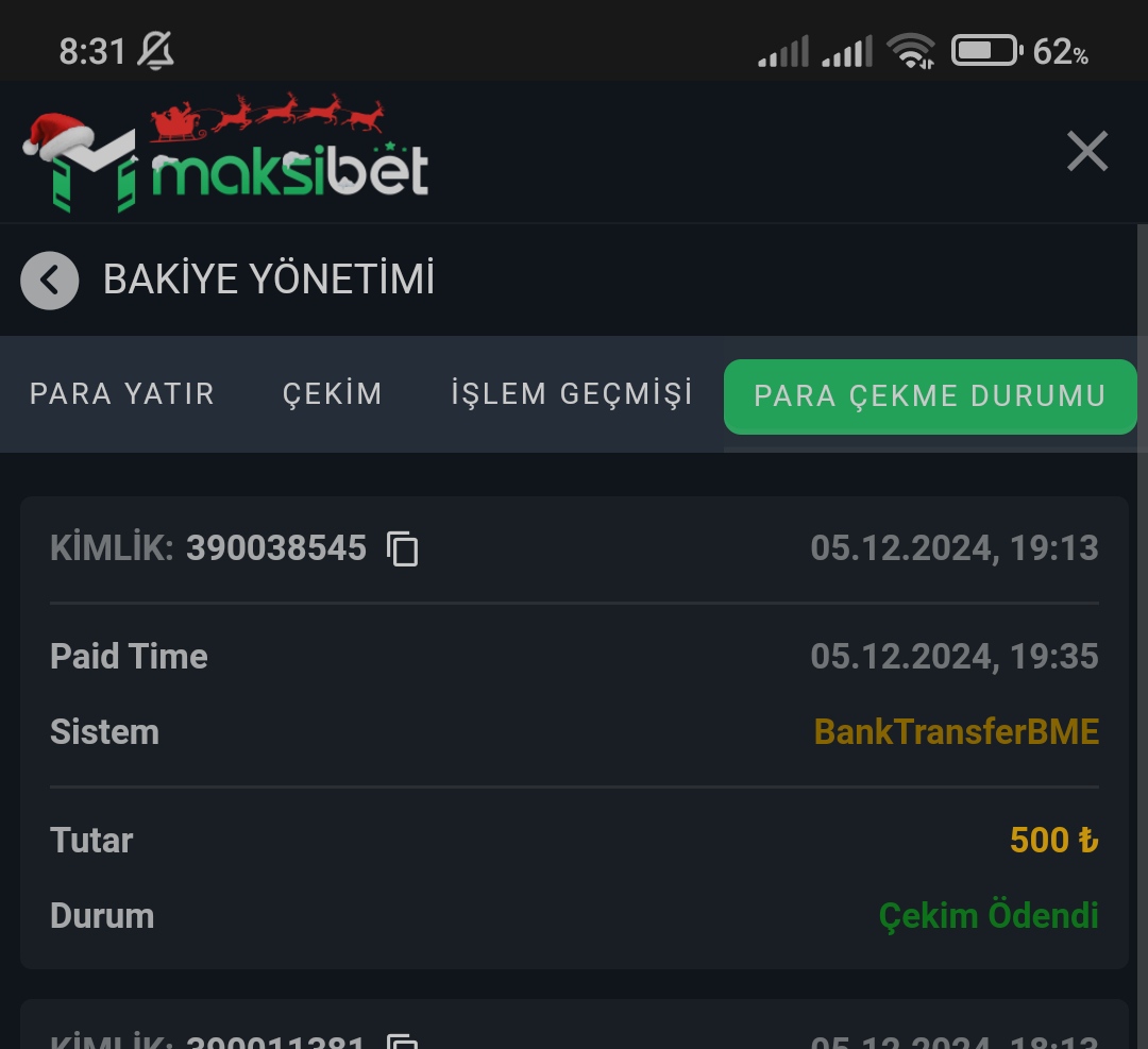 Çekim için teşekkürler maksibet