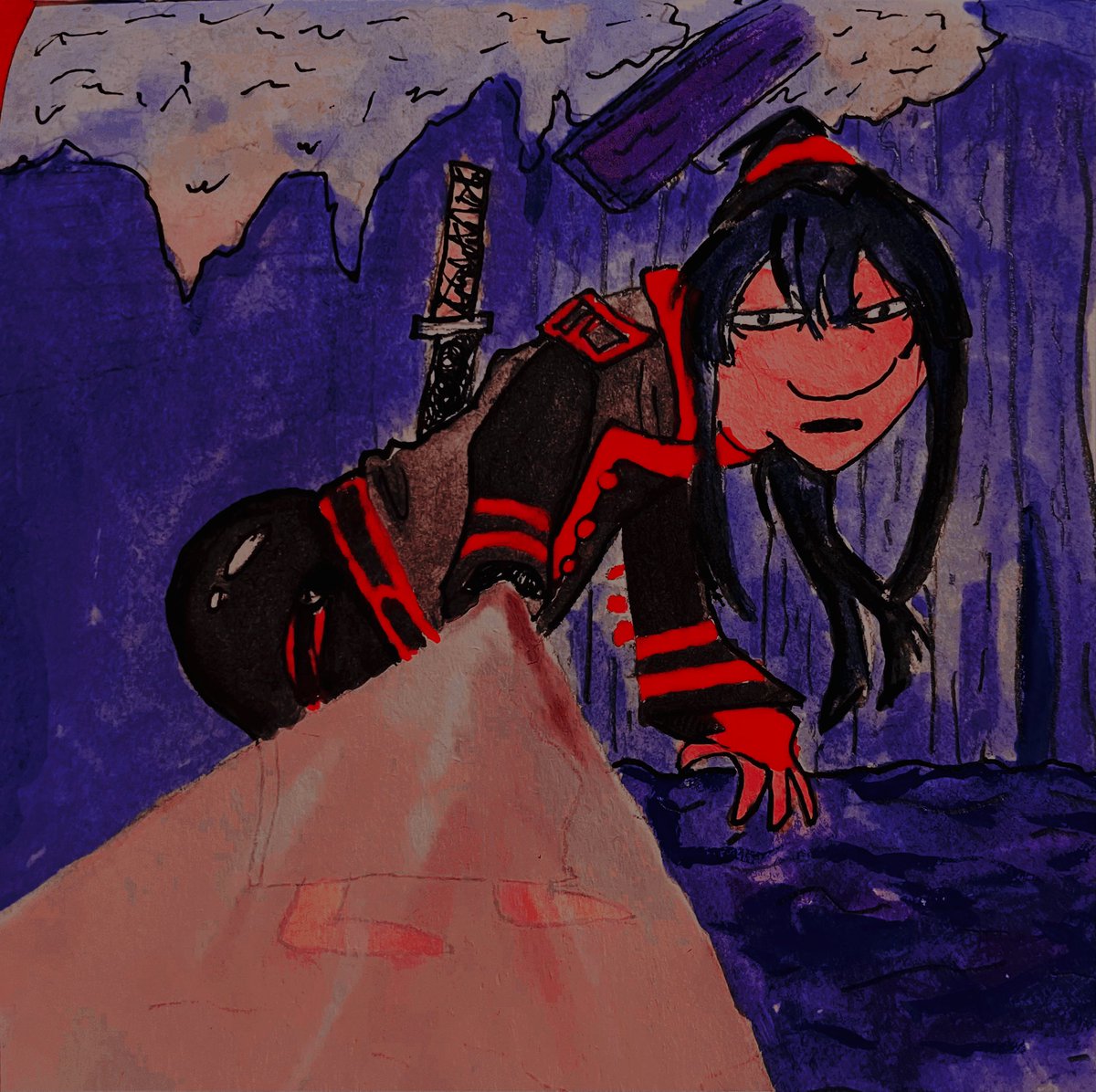 dooneydoom's tweet photo. "Come here yah little Akuma"
Art by @idiiat
#DGM #KandaYuu #AlanRed #Smilingfriends https://t.co/F9Jj9GF1FU