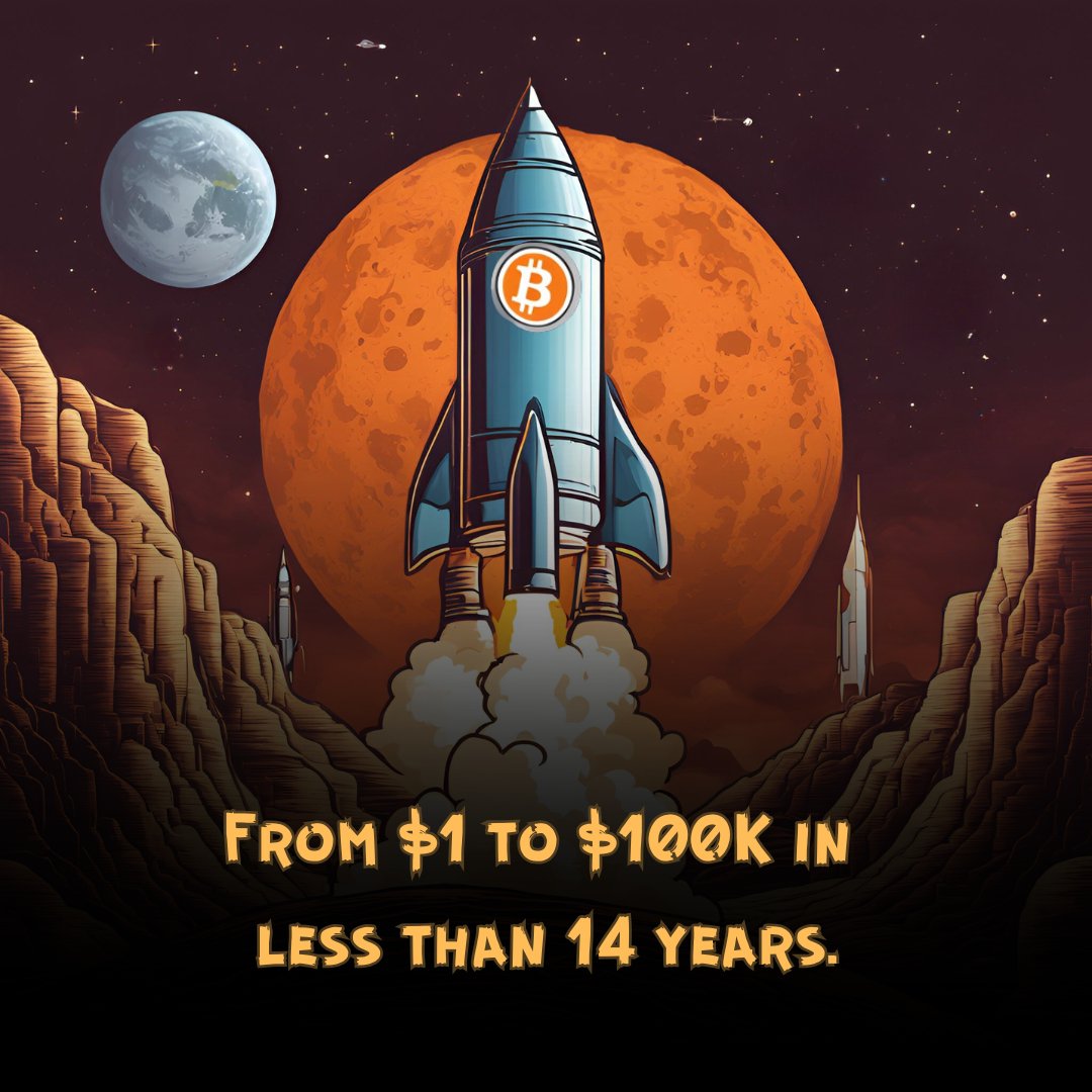 8livesio's tweet photo. From a humble $1 in 2011 to a monumental $100,000+ today. A 10,000% increase in less than 14 years. ๐
#bitcoin #BTC #bitcoininfo #bitcoinguru #cryptocurrency #crypto #cryptolife #cryptomonnaies https://t.co/xnBaZQV0Dw