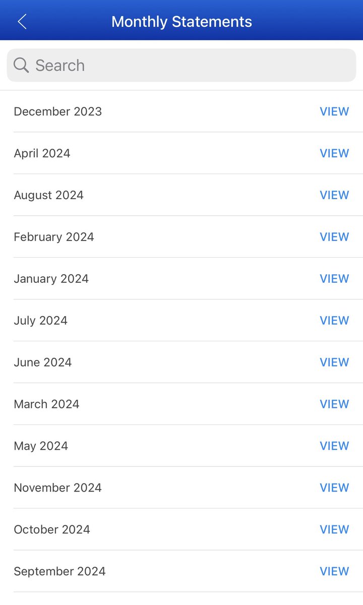 REGardsJNB's tweet image. Standard Bank continues to be a joke. Monthly statements listed alphabetically. What’s really sad is that no one at Standard Bank seems to care. This is just one example of many. @StandardBankZA are you listening?
#getitright #sortyourselvesout #tryingtohelpyou
