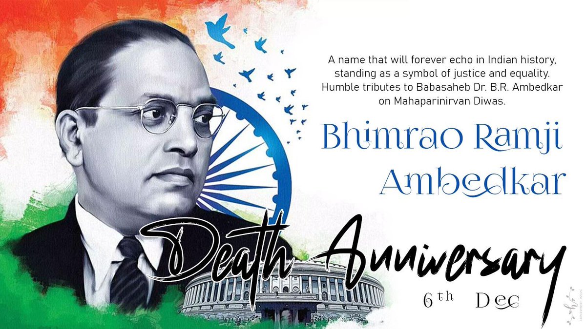 insan_honey's tweet image. Humble tributes to the Architect of the Indian Constitution, Dr. Bhimrao Ramji Ambedkar Ji.
Baba Saheb Ambedkar Ji dedicated his life to pursuit of knowledge and championed fundamental human rights and equality for every Indian. 
His legacy will shine for ages to come.…