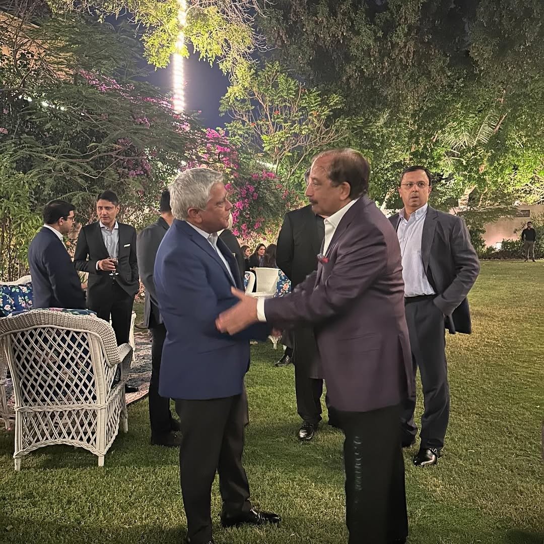 CapitalTVLive's tweet photo. A remarkable evening hosted by Dr. Sharmila Faruqui & Hashaam Riaz Sheikh in honor of U.S. Consul General Mr. Scott Urbom, celebrating Pak-U.S. friendship.
@HashaamRS @sharmilafaruqi #Pakistan #Karachi #America #PakUSFriendship #Capitaltv https://t.co/5HJ9b5Db8A