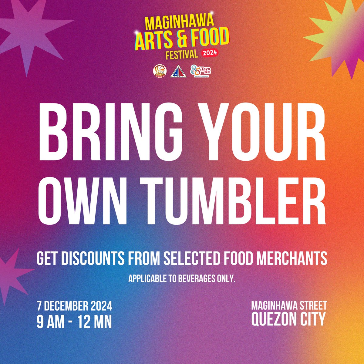 QCGov's tweet image. Exciting perks await you at #MAFF2024! 🌟  

Enjoy this exclusive promo code from Move It! Use the promo code MOVEITMAGINHAWA this December 7 to enjoy discounts going to/from the festival! 🛵