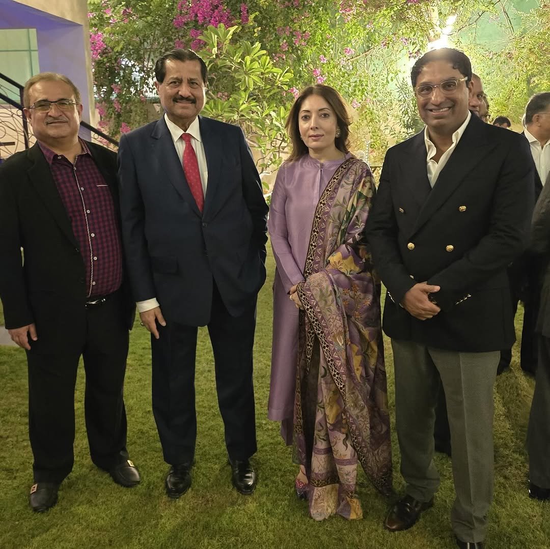CapitalTVLive's tweet photo. The event gathered distinguished guests including CEOs, businessmen, parliamentarians & more, fostering meaningful dialogue.
@HashaamRS @sharmilafaruqi #Karachi #Pakistan #America #PakUSFriendship #CapitalTV https://t.co/VicckIt2jW