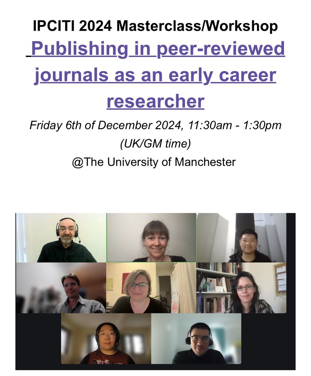 Masterclass in publishing for early career researchers happening today. #newvoices #translationstudies #academiclife