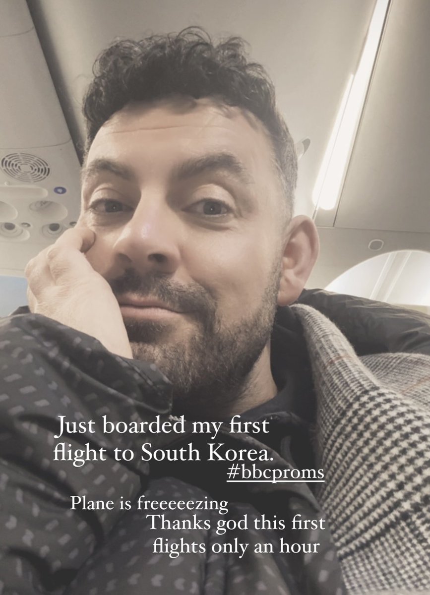 BenForsterBase's tweet photo. A message from @thebenforster and @hiba_elchikhe before tonight’s West End Musical Gala at the BBC Proms Korea, Lotte Concert Hall, Seoul. Break a leg Ben! ❤️🤩😘 #benforster #hibaelchikhe #bbcpromsfestival #bbcpromskorea https://t.co/nfWFxvh35f