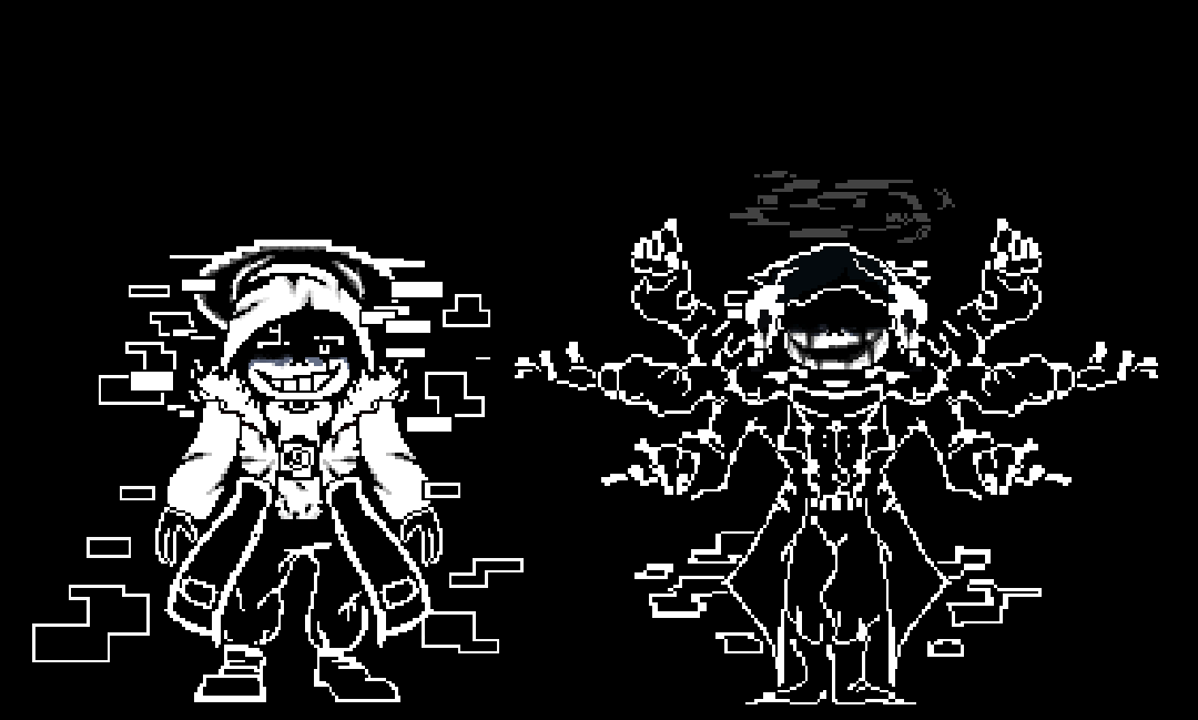 T_2ぷろだくしょん #undertaleAU Dust! #Void_Time_Trio Phase4 B