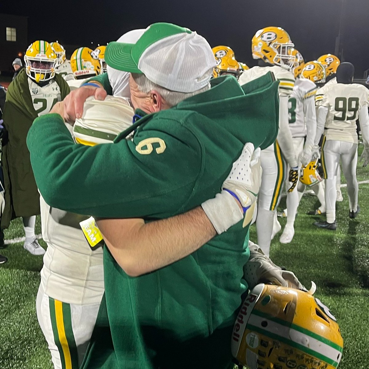 Willie McGonigle (@williepafn) on Twitter photo I don't often capture the best pictures but I think this is one of the best ones I've captured <a href="/Jackmuldoon75/">Jack Muldoon</a> embraces his son <a href="/brady_muldoon/">Brady Muldoon</a> after the two of them led <a href="/MBAP_Football/">Friars Football</a> to their first state championship <a href="/MBAP_Athletics/">Bonner & Prendie Athletics</a> I don't often capture the best pictures but I think this is one of the best ones I've captured <a href="/Jackmuldoon75/">Jack Muldoon</a> embraces his son <a href="/brady_muldoon/">Brady Muldoon</a> after the two of them led <a href="/MBAP_Football/">Friars Football</a> to their first state championship <a href="/MBAP_Athletics/">Bonner & Prendie Athletics</a>