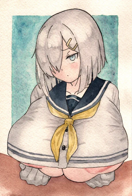 浜風のイラストです 