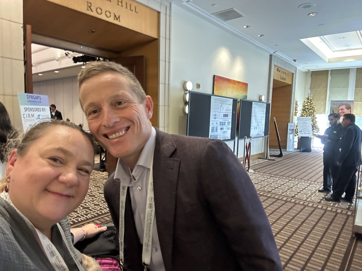 beatasyngap1's tweet photo. A man without whom none of this would be happening. Thank you @JMGraglia and @cureSYNGAP1 for a chance of a better life for our Kasia. #syngap1conf when we met 4 years ago you said treatments will be here within 5 years. It was hard to believe but now, maybe this is coming thru https://t.co/x3kKypNsI2
