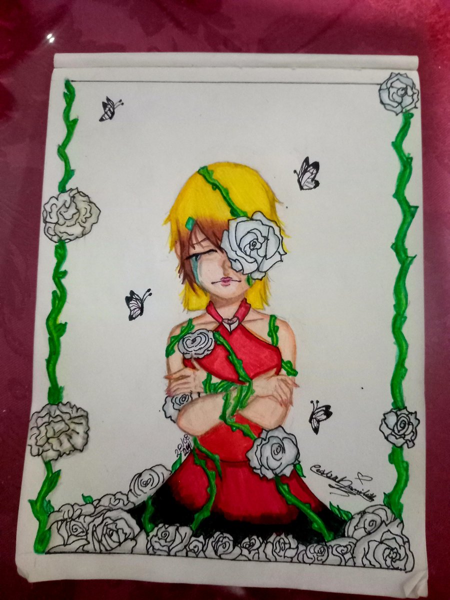 AlexRodrgu55211's tweet photo. Dibujo de violeta https://t.co/rHWKvOiCu8