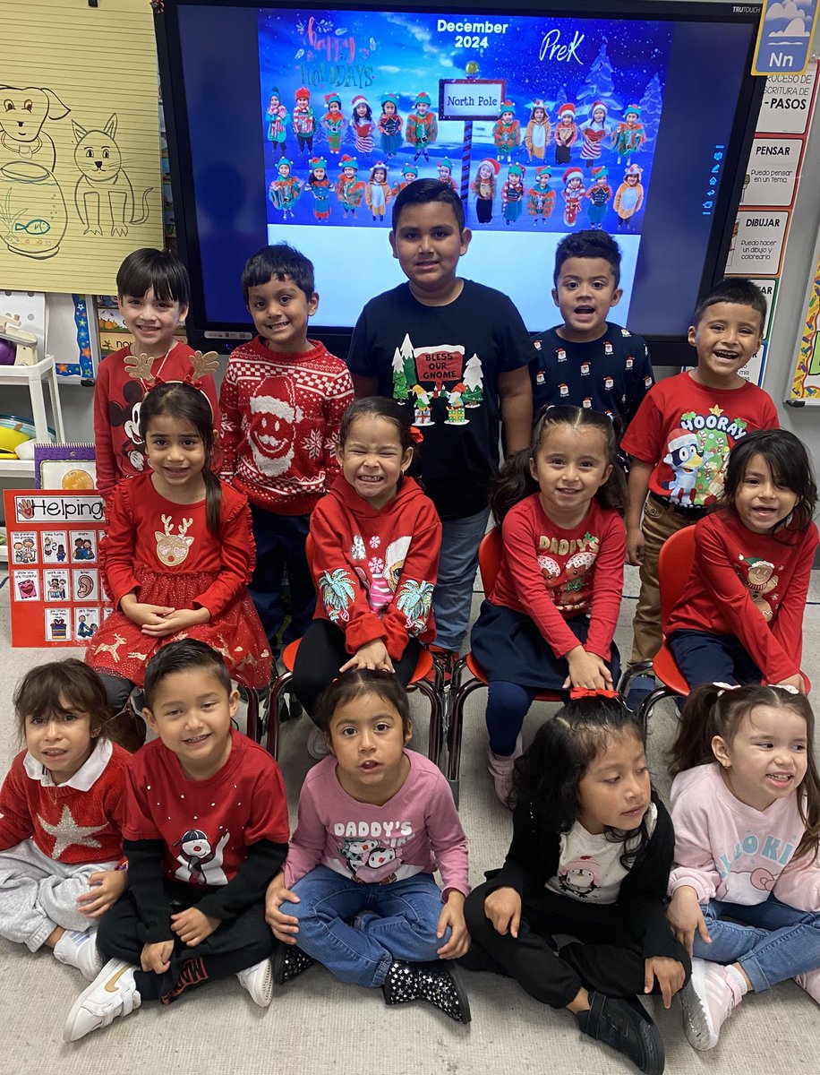 Muy felices en PreK <a href="/HISDEspanol/">HISD Español</a> <a href="/CunninghamHisd/">Cunningham HISD</a> #HISD #PreK