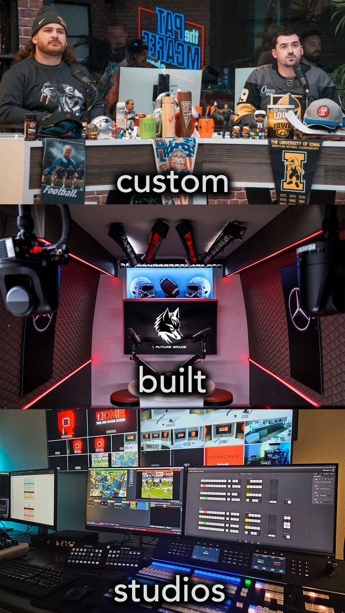 FutureGradeX's tweet photo. @nicksortor We build studios with twice the power, half the cost. https://t.co/G8opUD8bEI