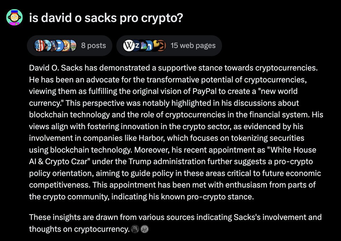 We have a crypto czar. Let’s go!🔥