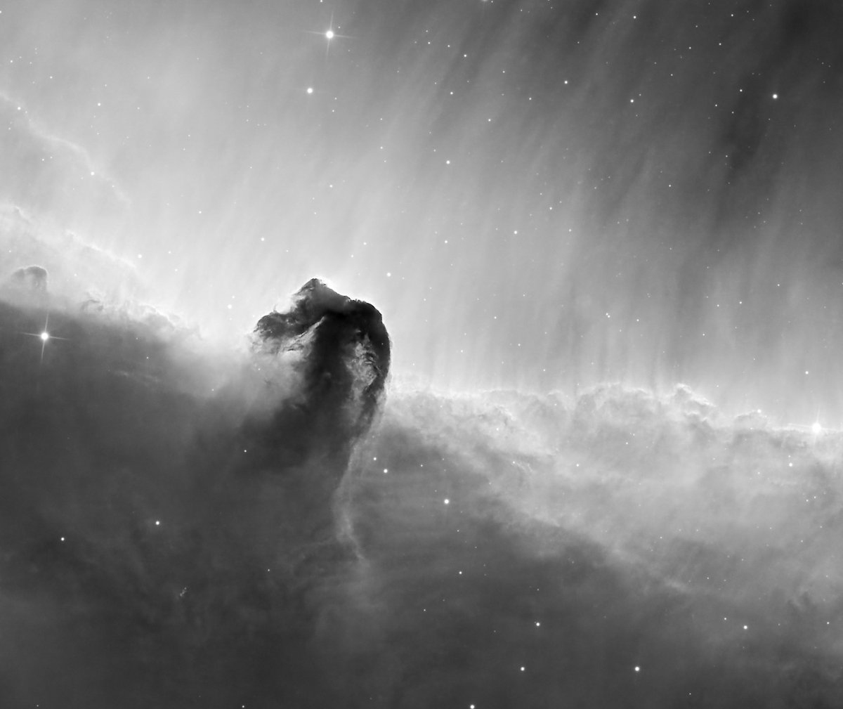 MazzifLOL's tweet photo. IC434 / Horsehead Nebula in mono.
Captured with the 10 Inch Newtonian.
#astrophotography #telescope #astronomy #nebula #nebulaphotos #backyardastro https://t.co/As2PM9Lm0g