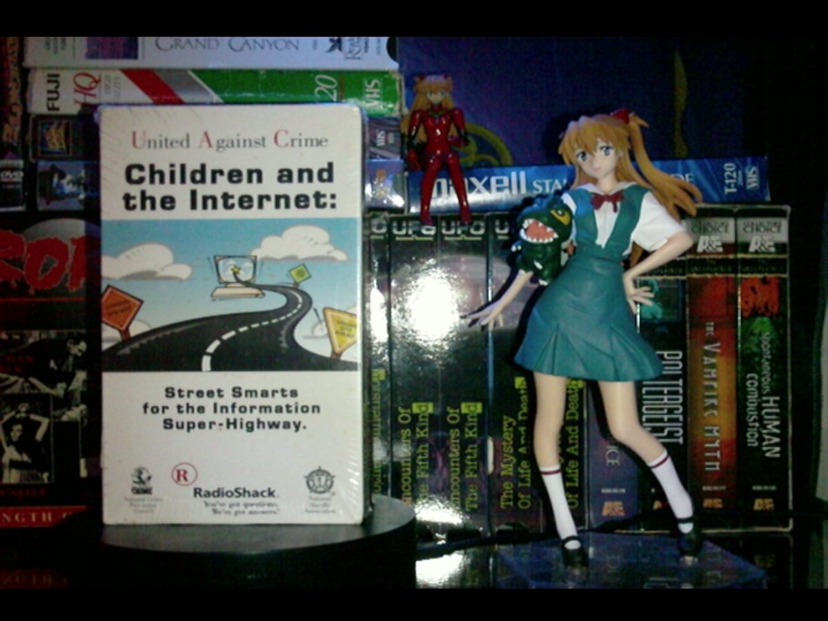 RadCheese13's tweet photo. gonna live stream some random VHS tapes i've found over time and maybe even put some cool stuff onto those tapes! 
going live now:
https://t.co/DxyRoS1kSG https://t.co/hL7Ri4MQlS