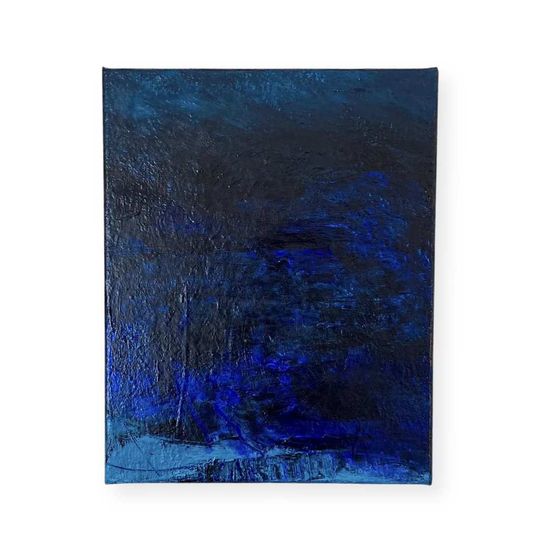 thisisgallery's tweet photo. 「夜明け」
Tomoko Tsuchiya（@tomokono_o）
https://t.co/PJONVNsGEc 

シェークスピアの「マクベス」���あるセリフ
「it’s always darkest before the dawn.」
からイメージした作品です

#アートのある暮らし #絵画 #絵描きさんと繋がりたい #抽象画  #夜明け #シェイクスピア #マクベス https://t.co/p30ZYKSPLT