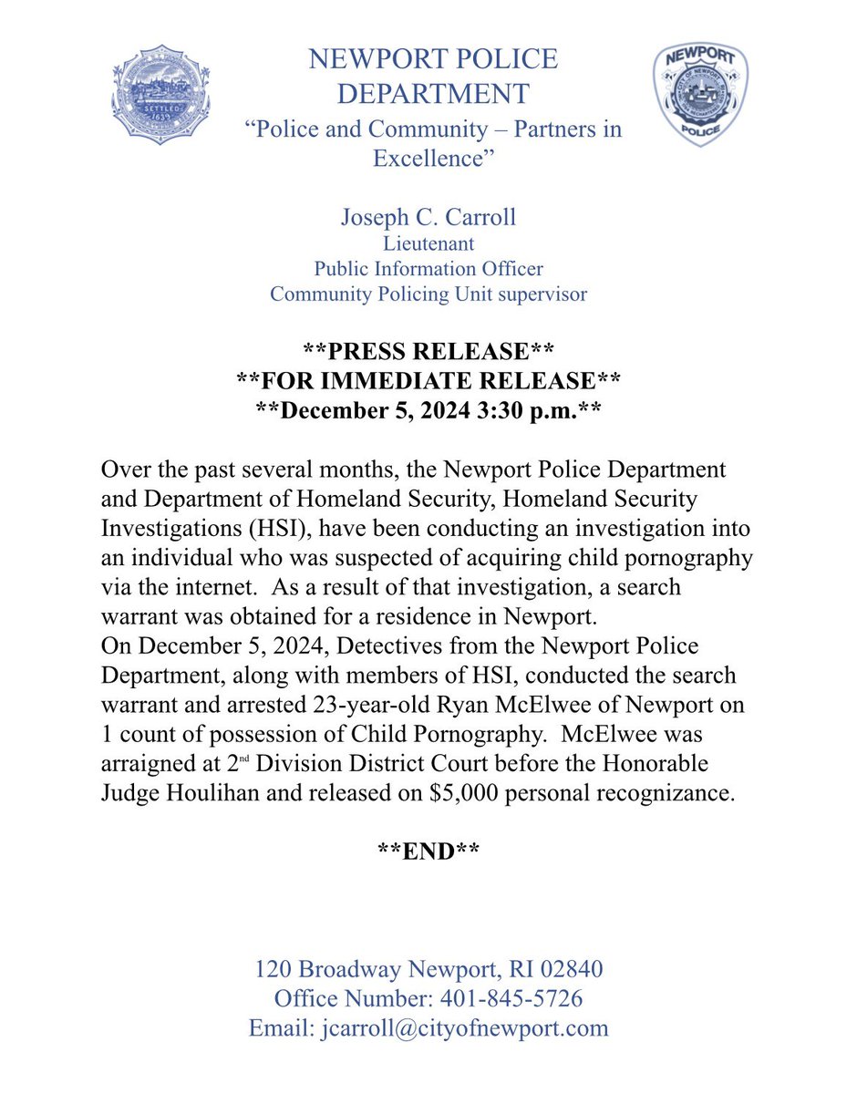 ‼️‼️Press Release‼️‼️