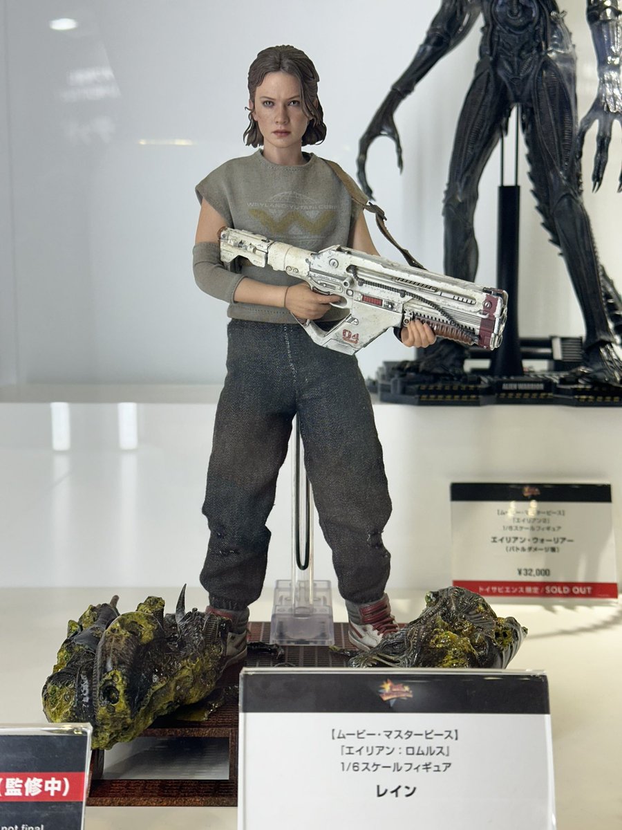 エイリアン：ロムルス』レインの1／6フィギュアがホットトイズブースで