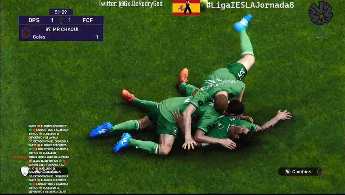 ⚫️RESULTADOS ⚡️#RECTAFINAL

Primitivos FC 1-0 Sol de Inska
Positivos FC 0-1 CA Jorge
Deportivo Splinter 1-1 Facheros FC
Real Splinter 1-0 Albirrojo
Aguilas FC 0-2 Vice City

#LigaIESLA