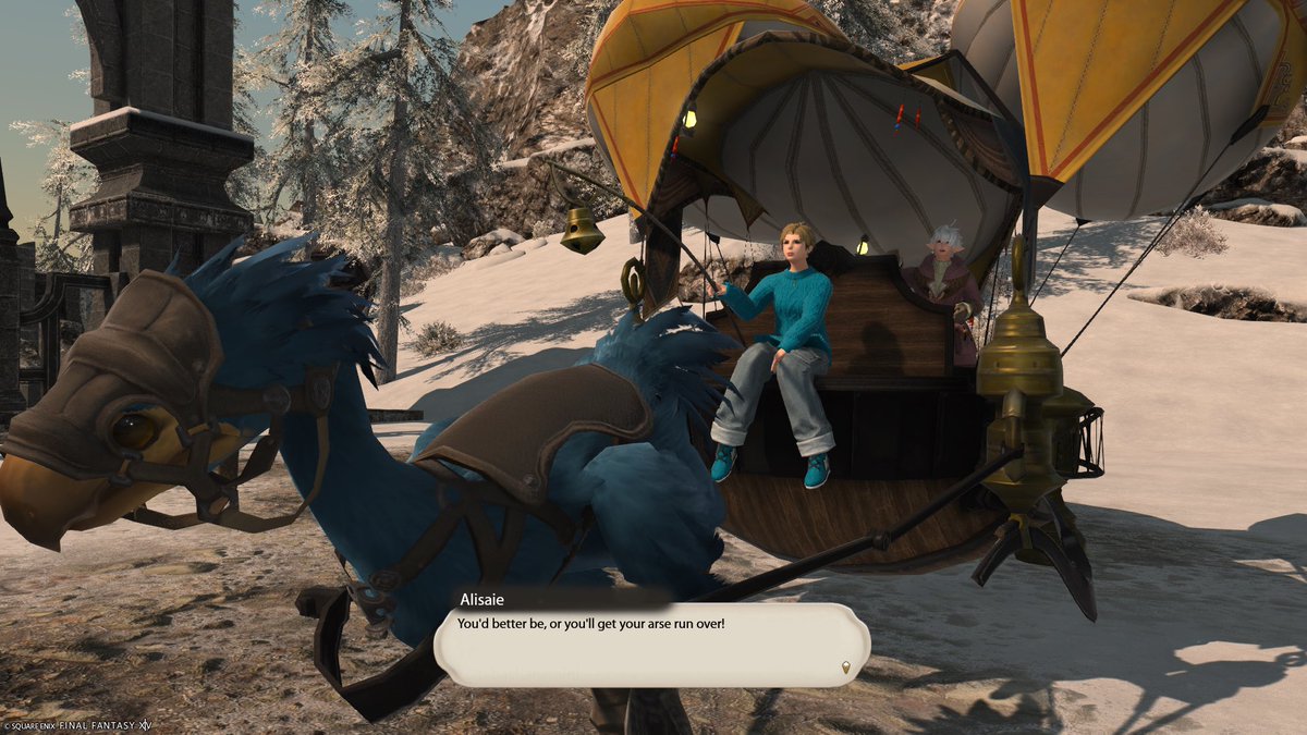 …those aren’t the lyrics, Alisaie!