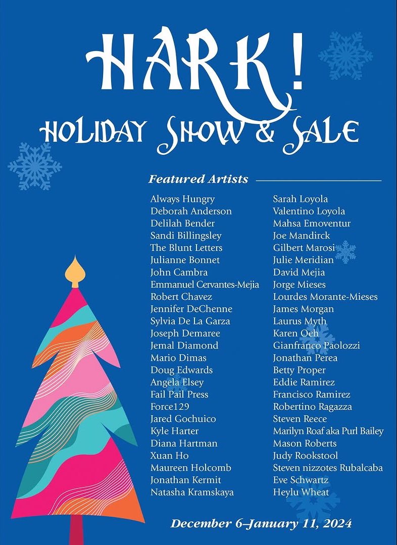 KaleidGallery's tweet photo. Join us First Friday Dec. 6th at 5pm for the opening of HARK! Holiday Show &amp; Sale w/ 50 amazing artists generously offering their work at gift giving prices! 
🎅 AND if you spend $150. with us, you’ll receive a $50. gift card from @SJ_Downtown. 

https://t.co/RLanfD2JZM https://t.co/Rv8z3h6aIO