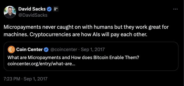 jerrybrito's tweet photo. He's been thinking about the intersection of AI and crypto for a very long time https://t.co/fkGvphgoPz