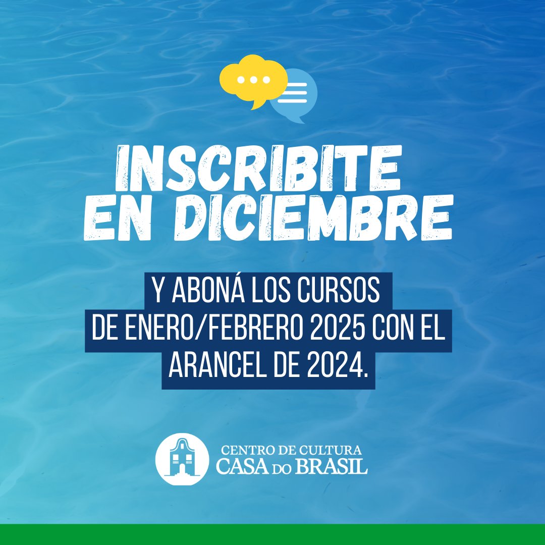 CasaDoBrasilAR's tweet photo. No te pierdas esta promo. Vení a aprender portugués como si estuvieras en Brasil! https://t.co/37sa9cK1sq