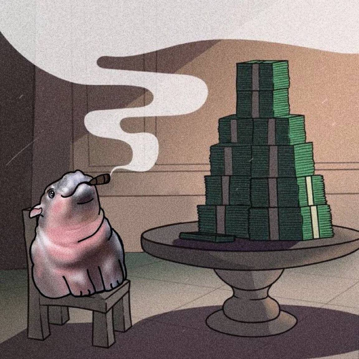 BenjaminWHart's tweet photo. Mo' Money Mo' Moo Deng. #MoodDeng #MooDengClan https://t.co/bzWGZ0XTEv