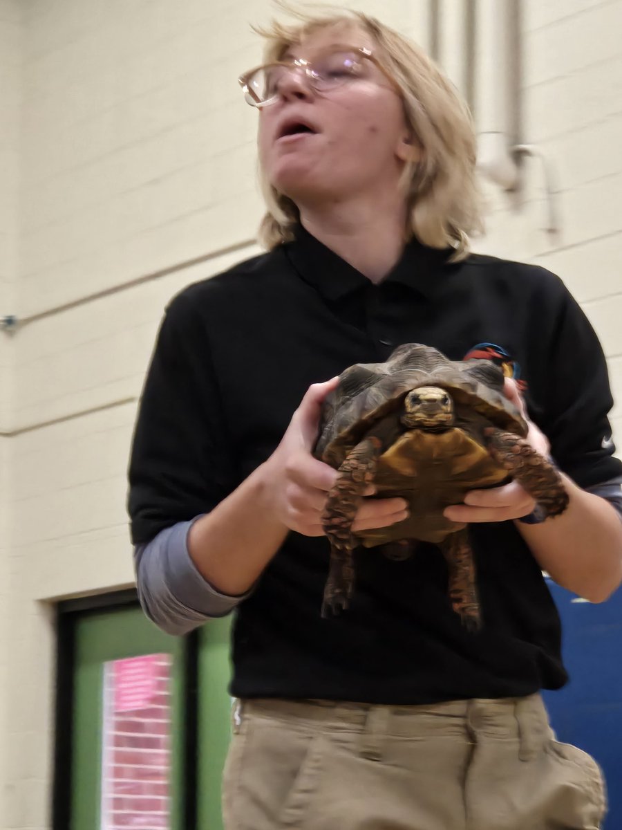 Today Coastal Wilds visited us. They brought 5 animal ambassadors. Their goal is to inspire a passion for wildlife conservation. #kwbpride #coastalwilds