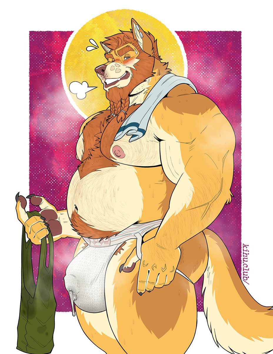 KihuBlue's tweet photo. Sweaty post-workout pinup for Rune https://t.co/ykzz1oN6TJ