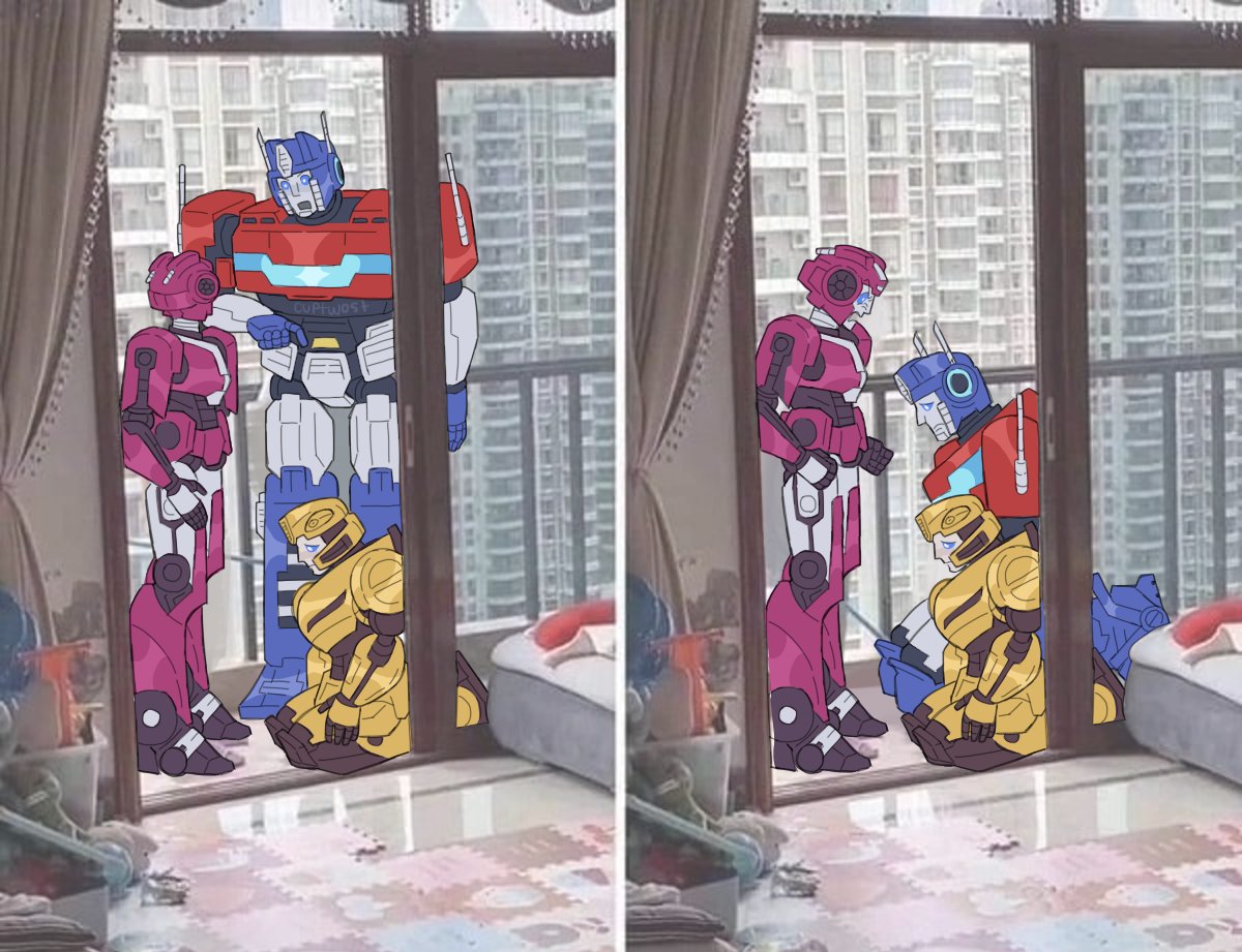 cupTWOst's tweet photo. my girl is  mad at me  i hope i die #TransformersOne https://t.co/EA6XEKhQL0